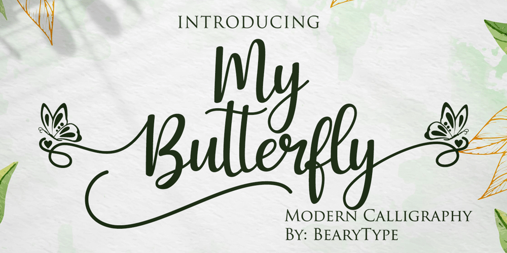 My Butterfly font