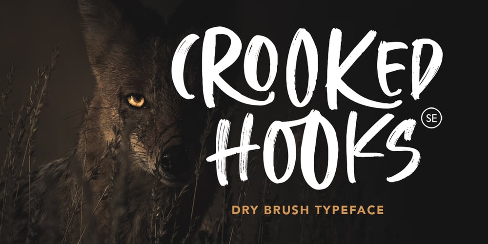 Crooked Hooks font