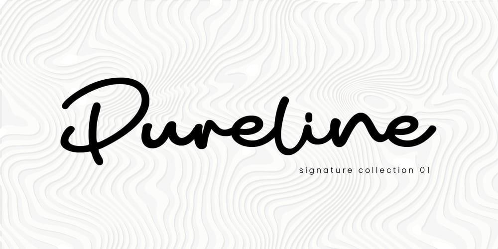 Pureline font