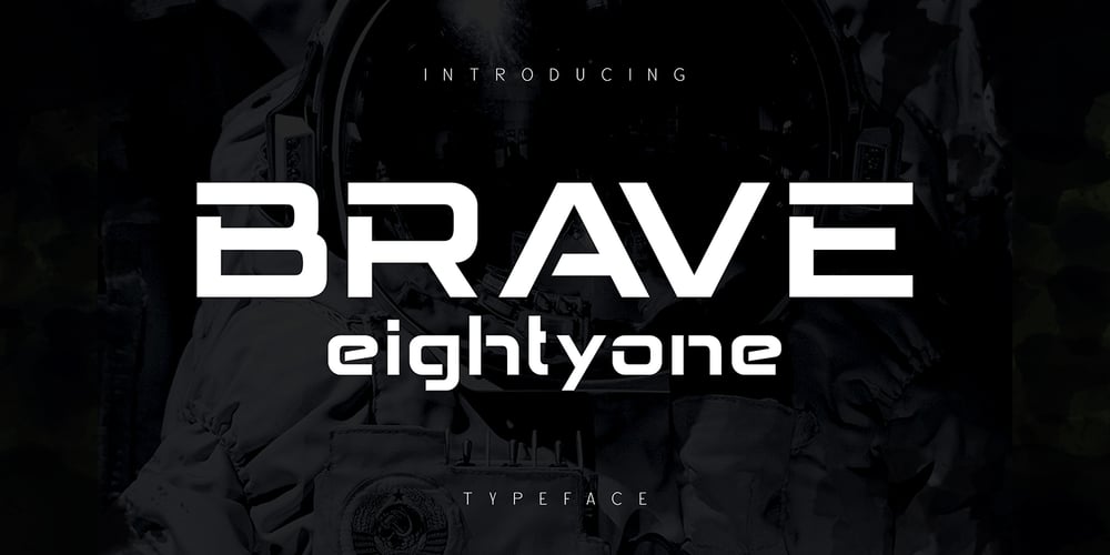 Brave Eighty One font