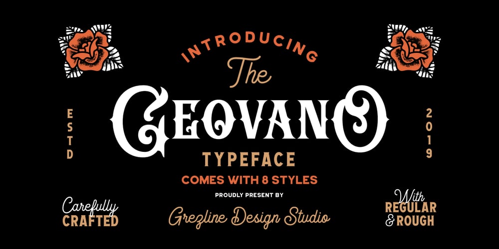 Geovano font