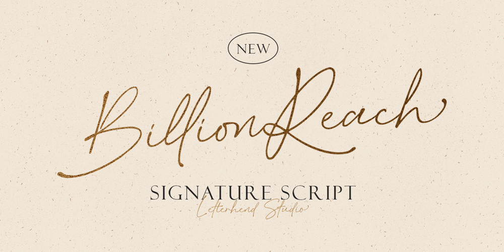 Billion Reach font