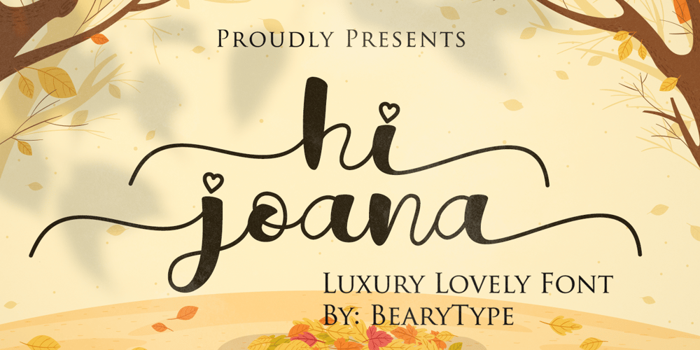 Hi Joana font