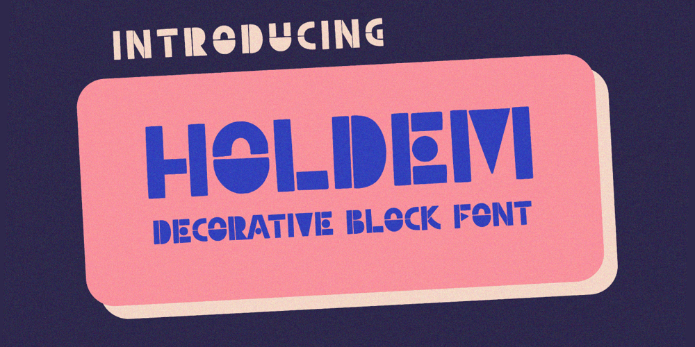 Holdem font