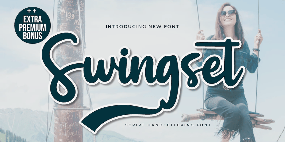 Swingset font