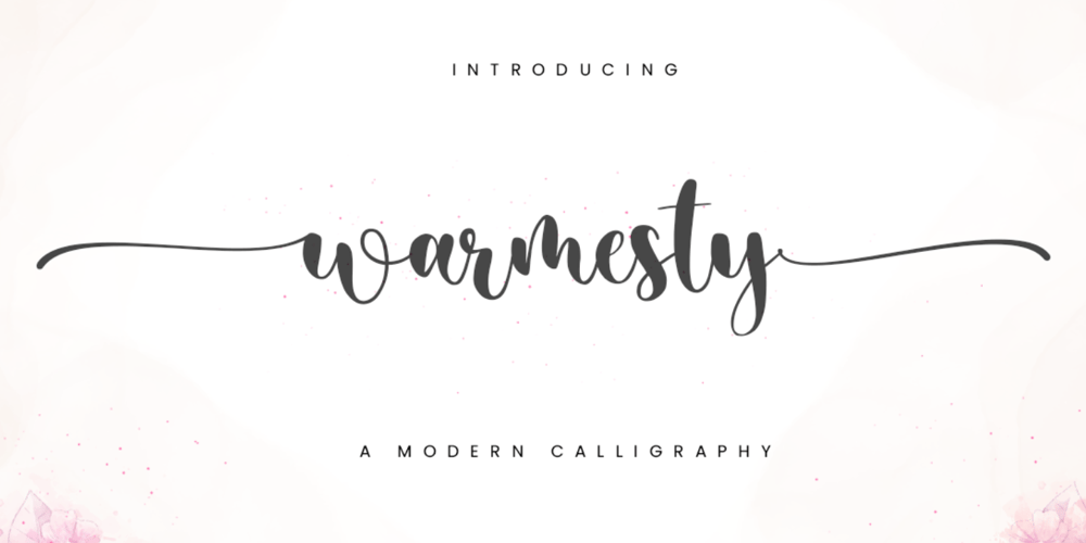 Warmesty font