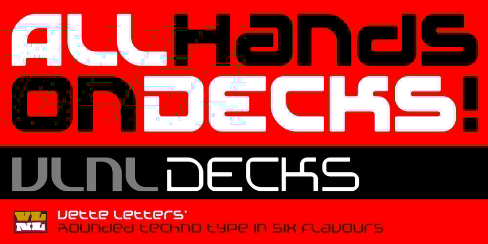 VLNL Decks font