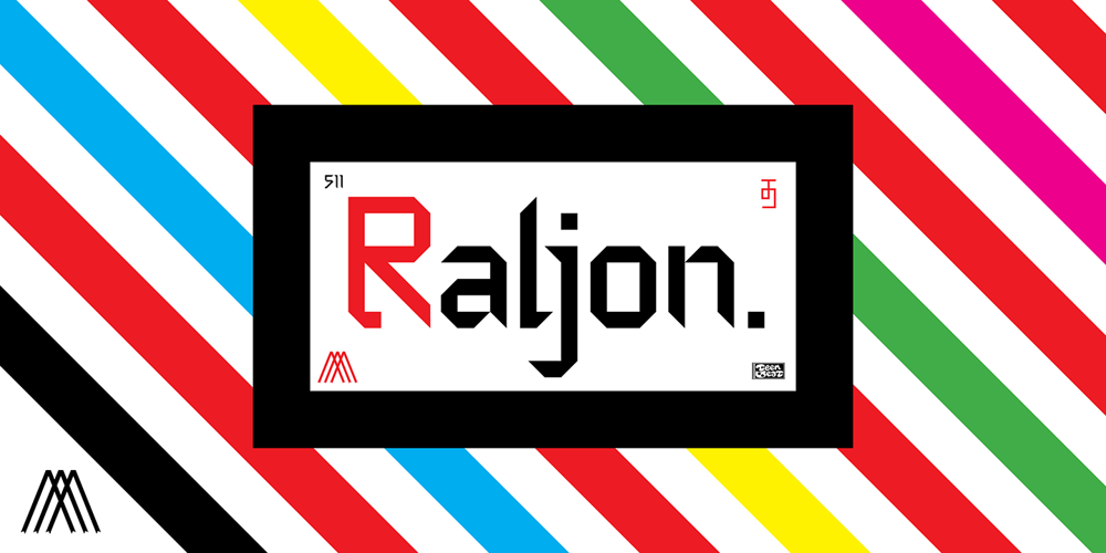 Raljon font