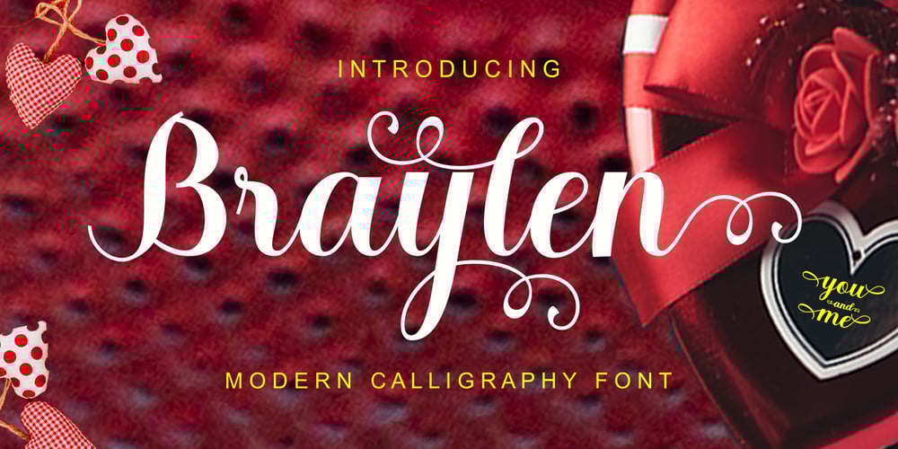 Braylen font
