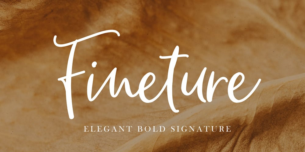 Fineture font