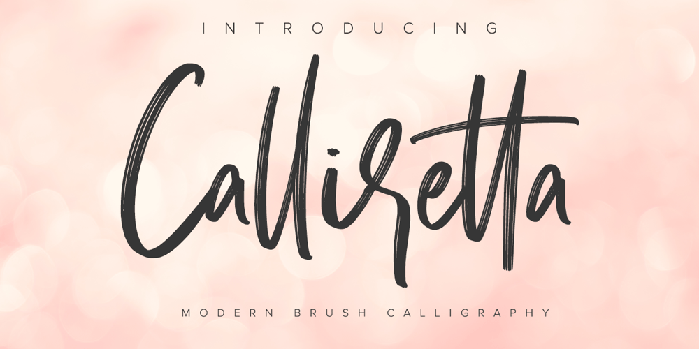 Calliretta font