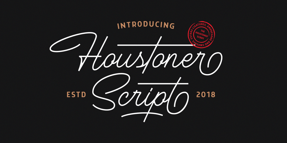 Houstoner Script font