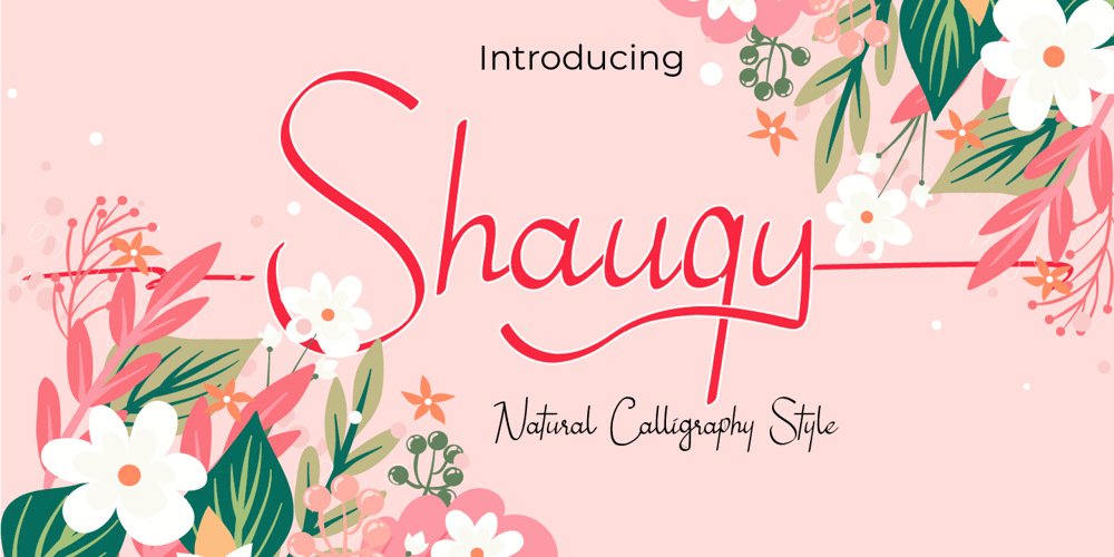 Shauqy font