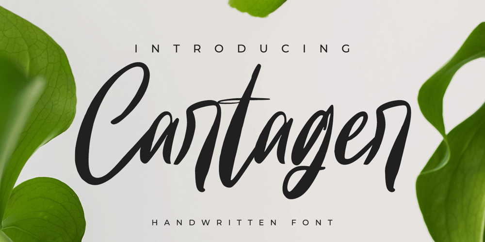 Cartager font