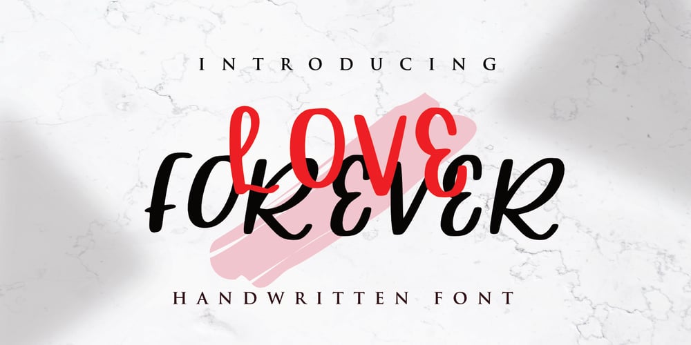 Love Forever font