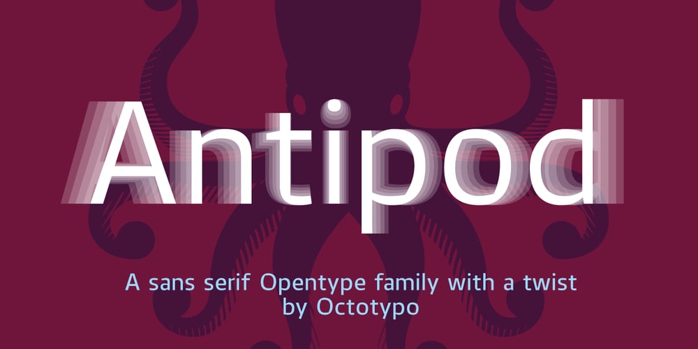 Antipod font
