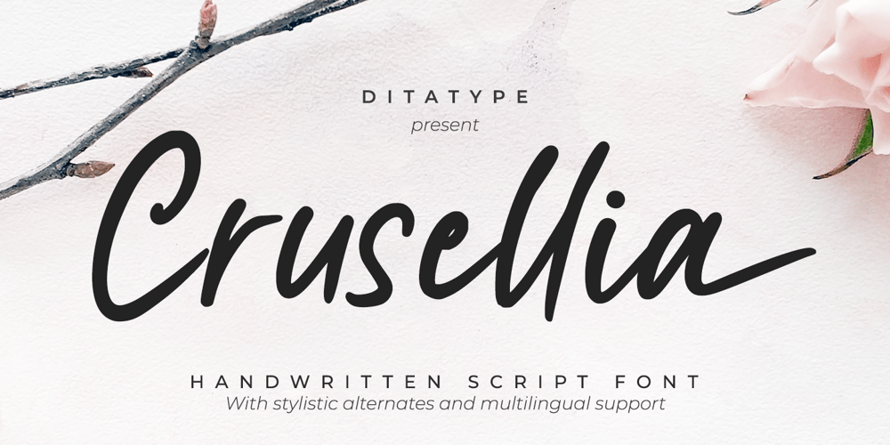 Crusellia font