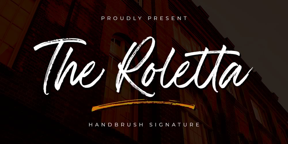 The Roletta font