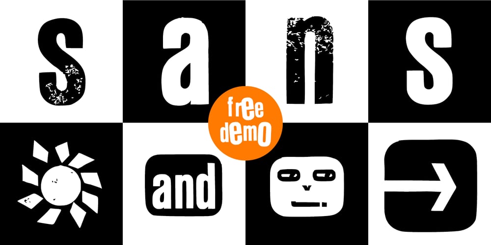 Klein Rough Gemein font