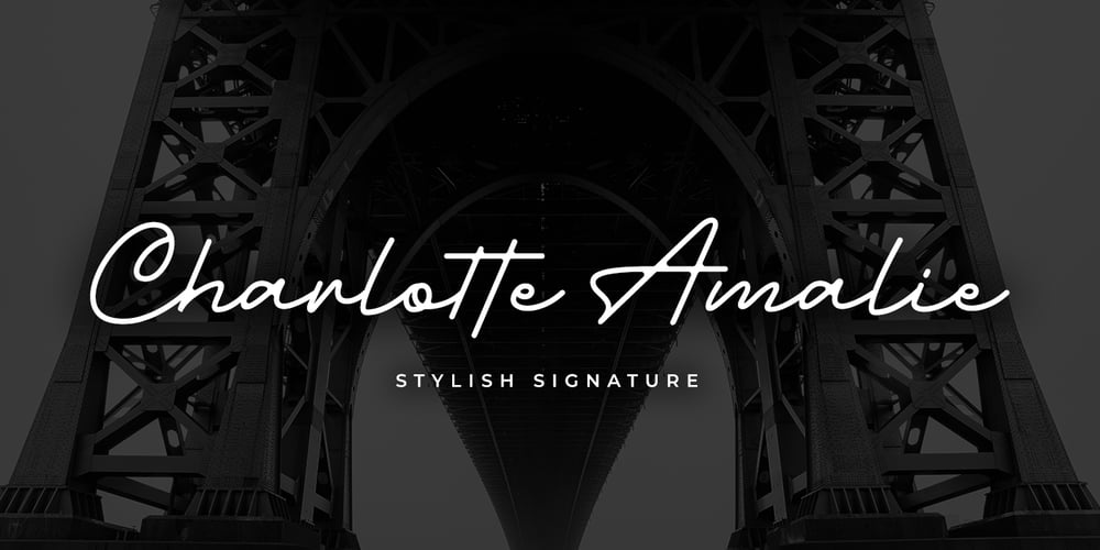 Charlotte Amalie font