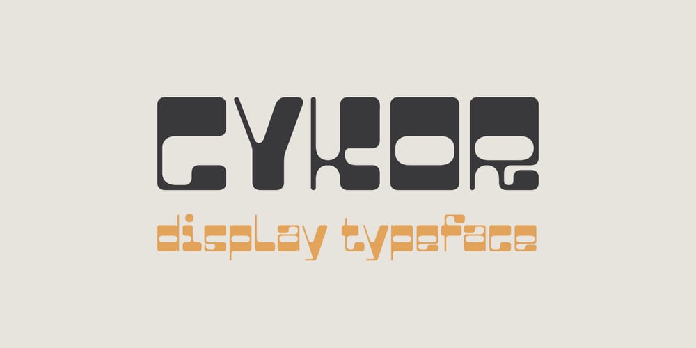 Cykor font