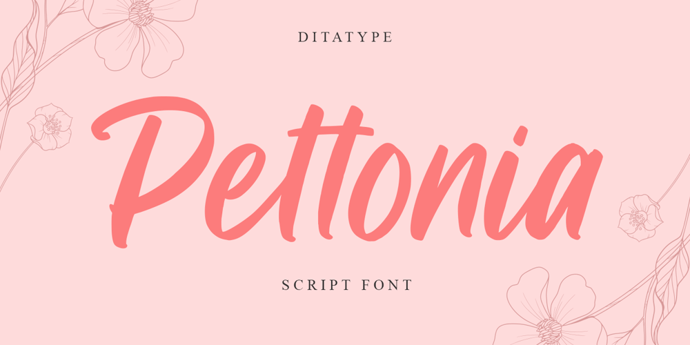 Pettonia font