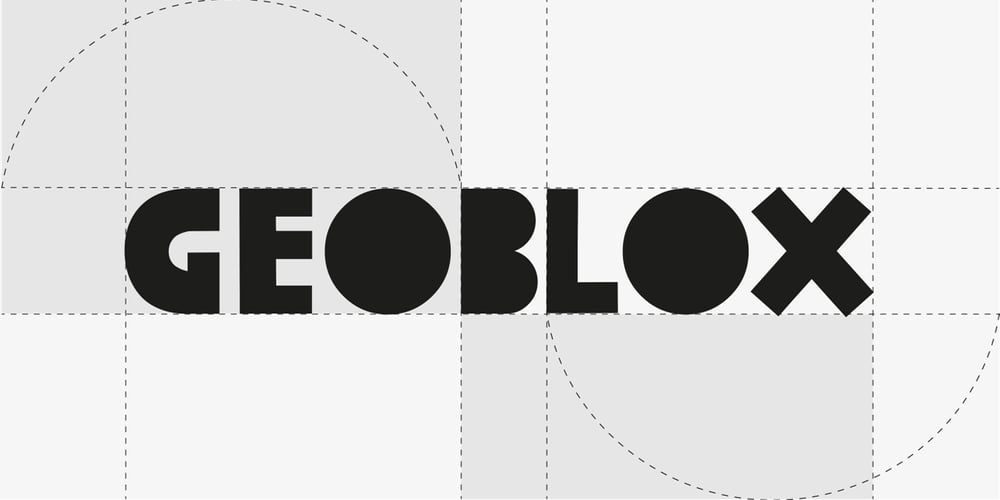 Geoblox font