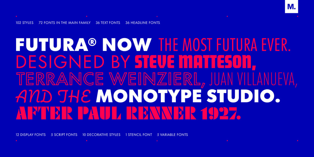 Futura Now font
