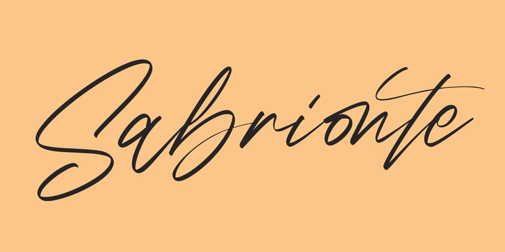 Sabrionte font