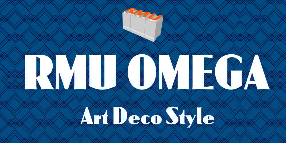 RMU Omega font