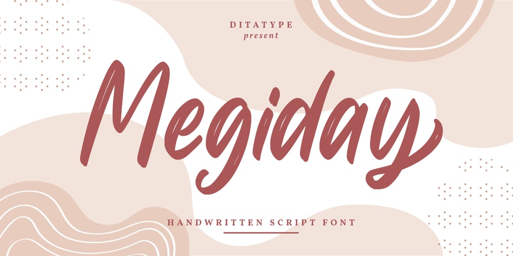 Megiday font