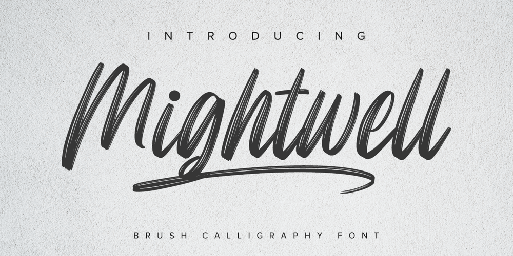 Mightwell font