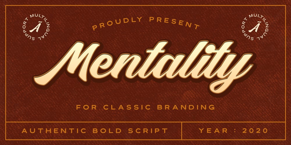 Mentality font