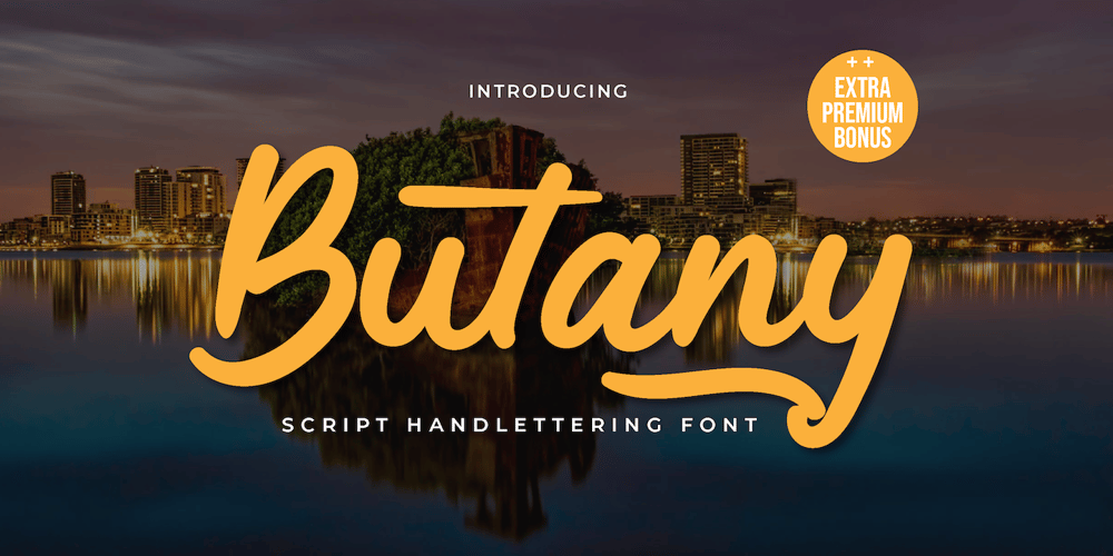 Butany font