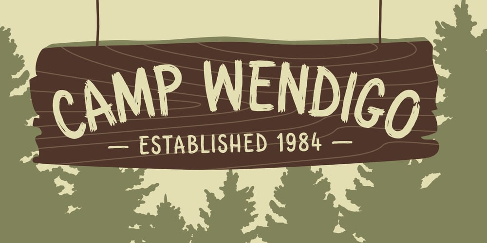 Camp Wendigo font
