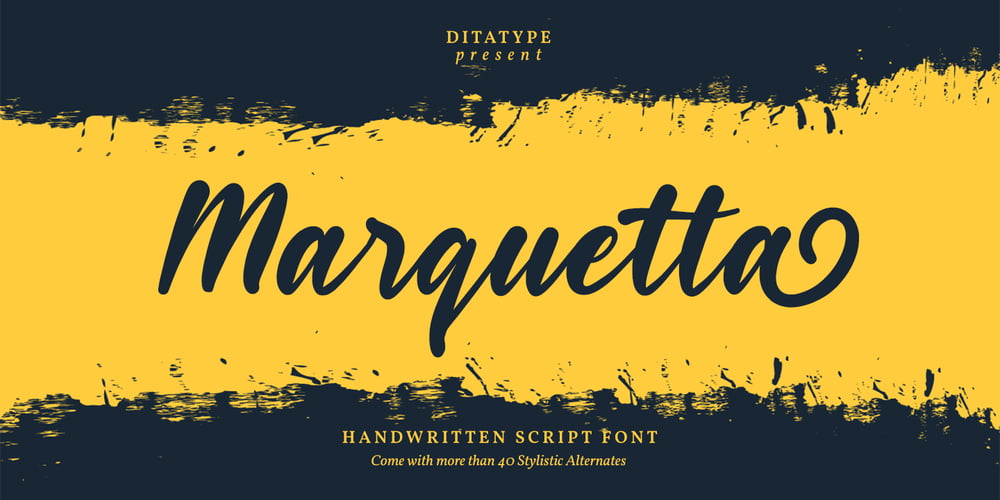 Marquetta font