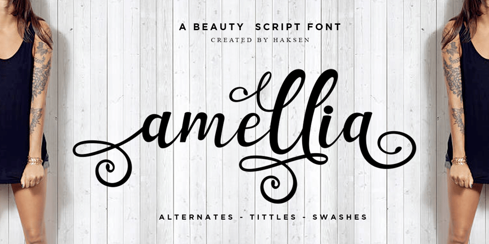 Amellia font