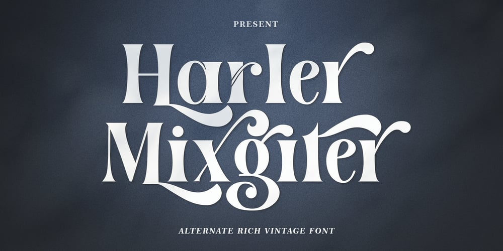 Harler Mixgiter font