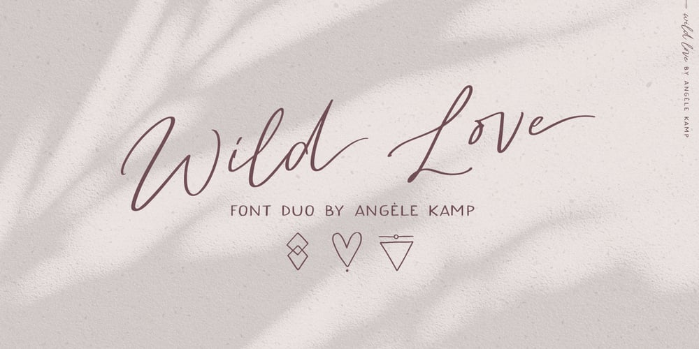 Wild Love font