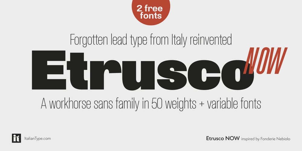 Etrusco Now font