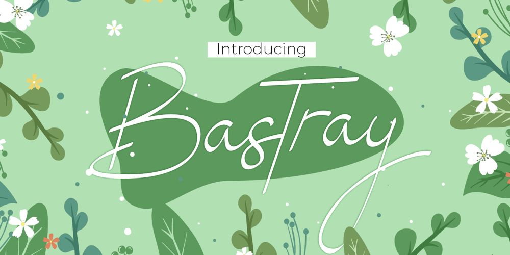 Bastray font