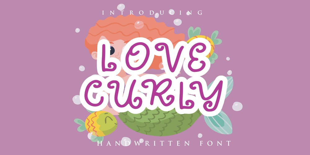 Love Curly font