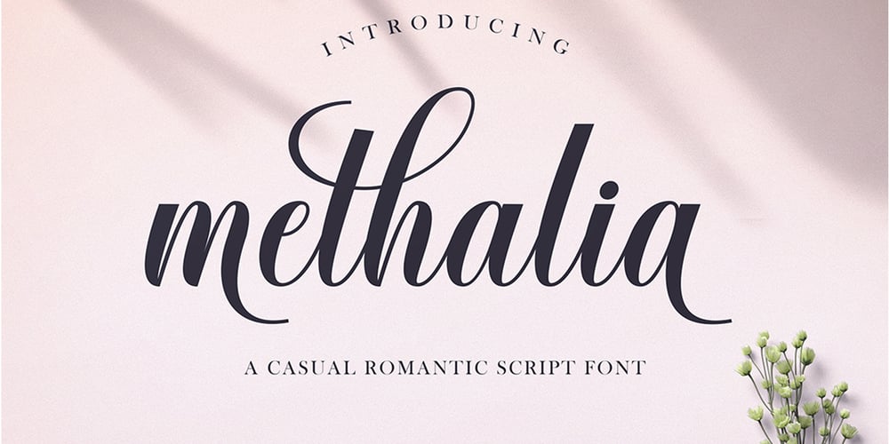 Methalia font