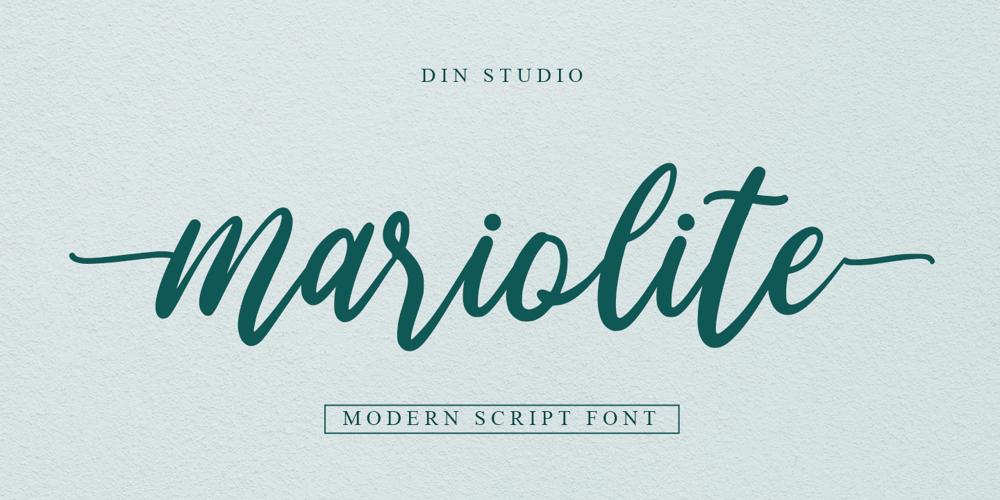Mariolite font