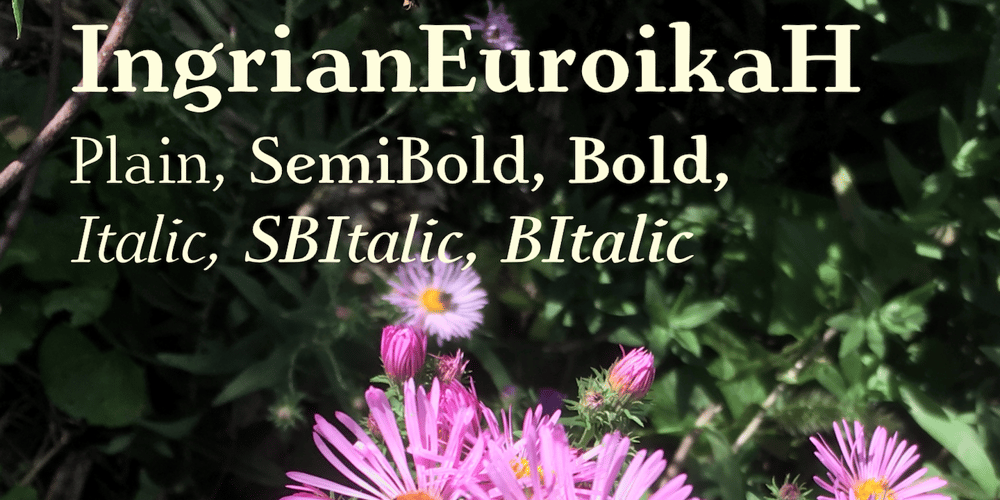 Ingrian Euroika font