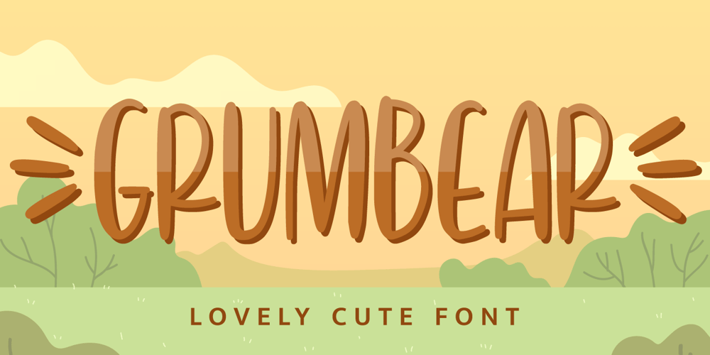 Grumbear font