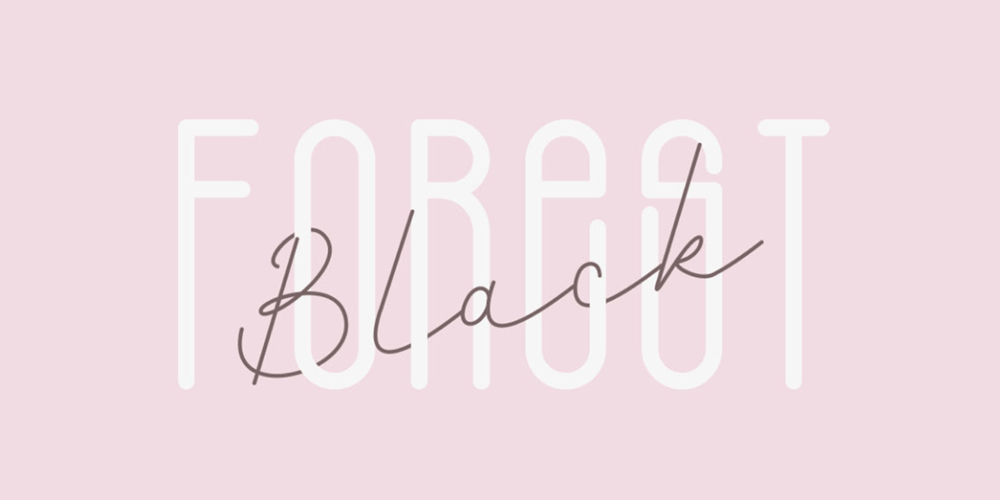 Black Forest font
