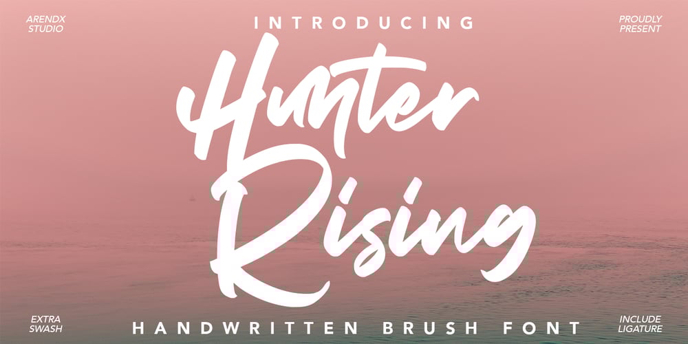 Hunter Rising font