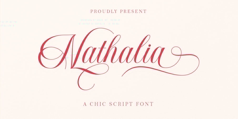 Nathalia font