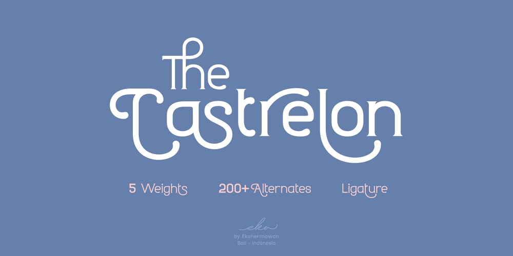 Castrelon font